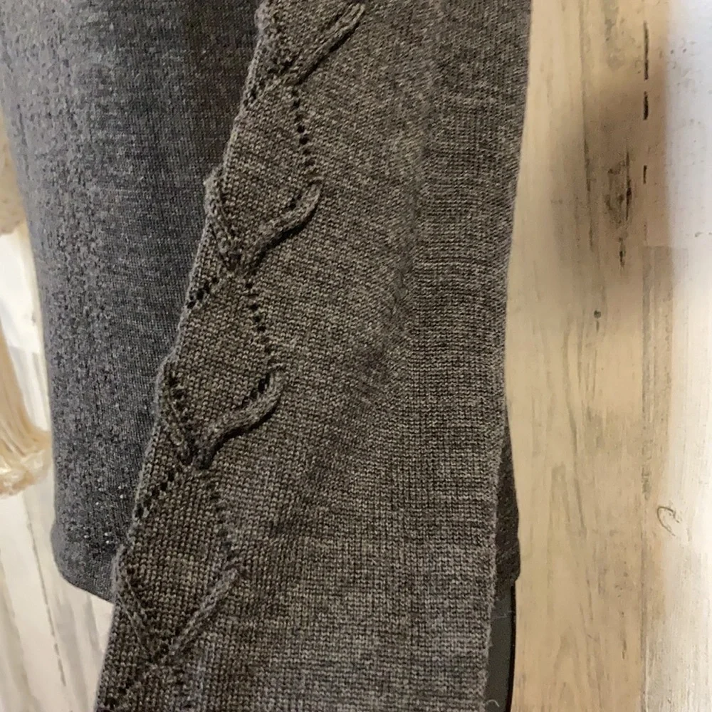 Hardy Amies Collection Gray Mock-neck Sweater Academia - Picture 4 of 11
